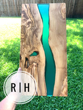 Load image into Gallery viewer, Olive wood + Resin Board
