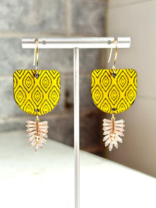 Yellow Sapphira Earrings