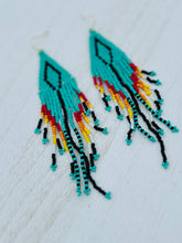 Load image into Gallery viewer, Atzi Turquoise Earrings
