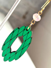 Load image into Gallery viewer, Green Zemira Earrings
