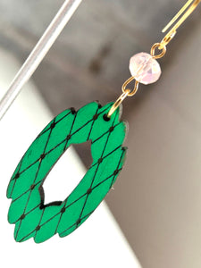 Green Zemira Earrings