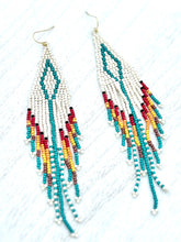 Load image into Gallery viewer, Atzi White Earrings
