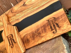 Olive wood + Resin Board